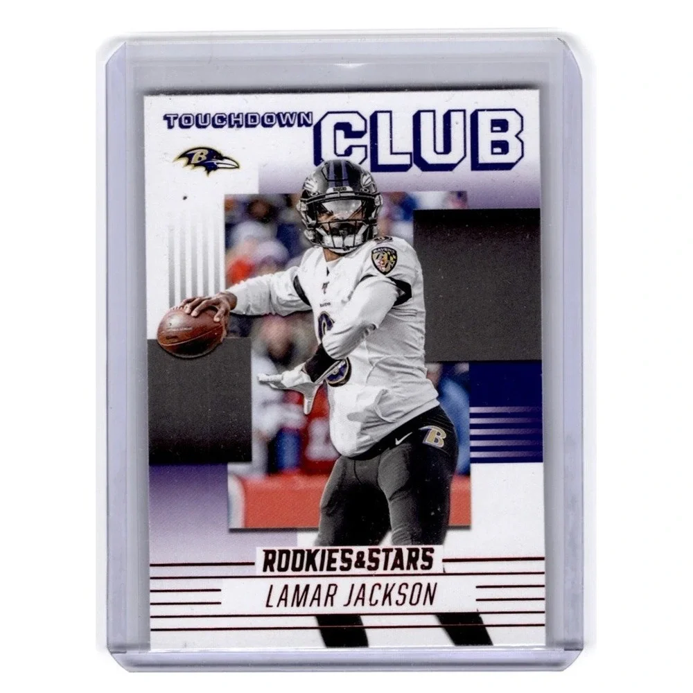 Lamar Jackson 2020 Rookies‎ & Stars TOUCHDOWN CLUB Red Foil #TC-2